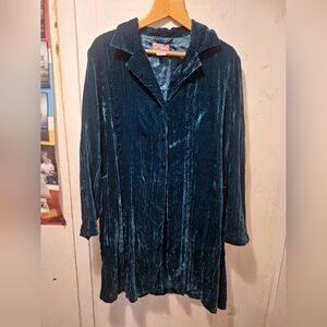April Cornell Crushed Velvet Jacket